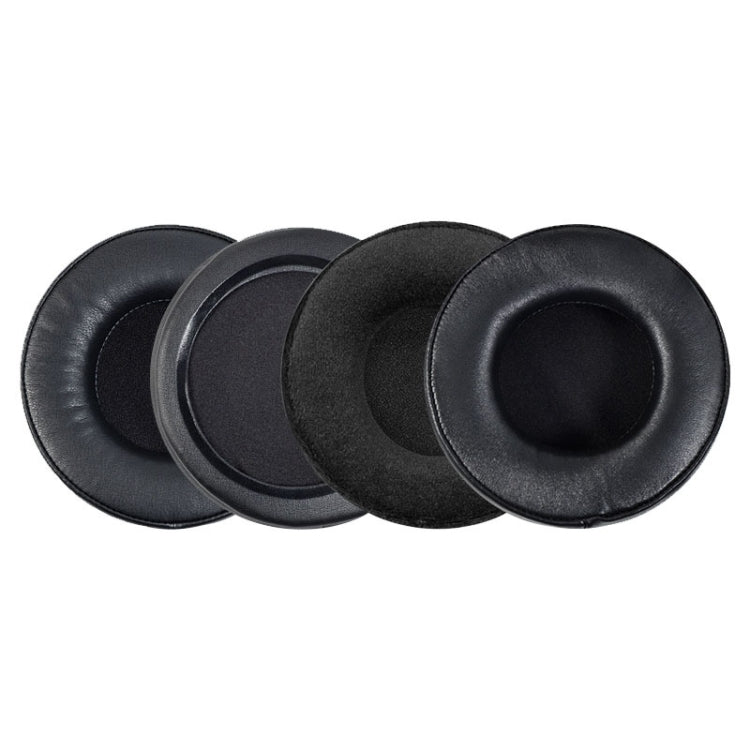 2 قطع واقيات أذن لسماعات Audio-Technica AD1000X AD2000X AD900X AD700X، النمط: جلد بروتين أسود، جلد بروتين أسود سميك، فلانيل أسود، جلد حمل أسود، شريط رأس صلب، شريط رأس مجوف