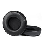 2 قطع واقيات أذن لسماعات Audio-Technica AD1000X AD2000X AD900X AD700X، النمط: جلد بروتين أسود، جلد بروتين أسود سميك، فلانيل أسود، جلد حمل أسود، شريط رأس صلب، شريط رأس مجوف