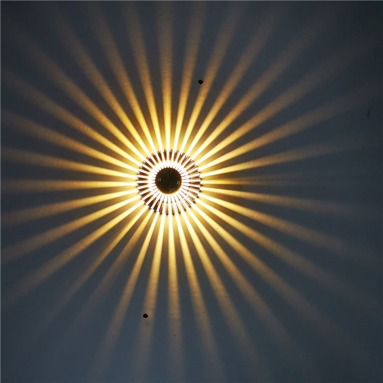 مصباح ممر ألمنيوم LED على شكل دوار الشمس، ضوء ممر زخرفي، تركيب مرئي 1 واط، تركيب مرئي 3 واط، تركيب غير مرئي 1 واط، تركيب غير مرئي 3 واط