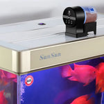 مغذي حوض سمك ذكي بتوقيت تلقائي SUNSUN، AK-01S، AK-02 USB، AK-03 WIFI