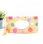 Baby EVA Wet Wipes Bag Portable Flip Removable Sanitary Wet Wipes Bag, Cactus, Red Flower, Feather, Triangle, Crown, Shell, Style 3, Dot, Black And Grey Stripe, Floating Object, Gear, Cat Claw, Geometric Figure, Space, Whale, Orange Space, Big Round Ba...