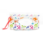 Baby EVA Wet Wipes Bag Portable Flip Removable Sanitary Wet Wipes Bag, Cactus, Red Flower, Feather, Triangle, Crown, Shell, Style 3, Dot, Black And Grey Stripe, Floating Object, Gear, Cat Claw, Geometric Figure, Space, Whale, Orange Space, Big Round Ba...