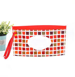 Baby EVA Wet Wipes Bag Portable Flip Removable Sanitary Wet Wipes Bag, Cactus, Red Flower, Feather, Triangle, Crown, Shell, Style 3, Dot, Black And Grey Stripe, Floating Object, Gear, Cat Claw, Geometric Figure, Space, Whale, Orange Space, Big Round Ba...