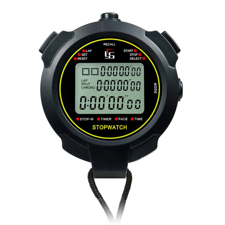 ساعة توقيت YS للتدريب واللياقة البدنية والمنافسة، الطراز: YS-7120 120 ذاكرة (أسود)، YS-7100 100 ذاكرة (أسود)، YS-710 10 ذاكرات (أسود)، YS-730 30 ذاكرة (أسود)، YS-760 60 ذاكرة (أسود)