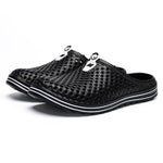 X902 Summer Beach Shoes Non-Slip Flip Llops Couple Slippers Men Hole Shoes, 45