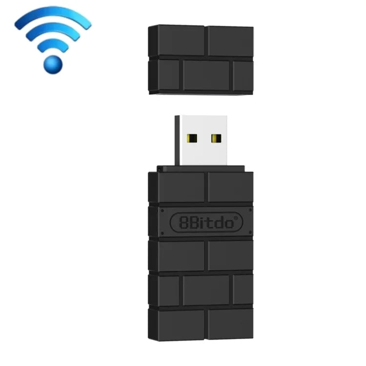 مستقبل لاسلكي USB من 8BitDo لوحدة تحكم Switch لأجهزة PS5/PS4، لأجهزة PS5/PS4