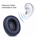 زوج واحد من أغطية سماعة الرأس لJBL TUNE700 T750BTNC T700BT، جلد بروتين أسود، جلد بروتين أبيض، جلد بروتين أحمر، جلد بروتين أزرق