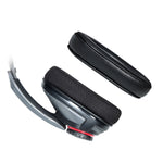 2 قطع أغطية أكمام سماعة رأس لسماعة Sennheiser GSP300 GSP370 GSP350، النمط: جلد بروتين، جلد حمل، شريط رأس أسود، شريط رأس أحمر، شريط رأس أزرق، قماش شبكي