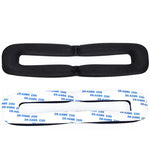 2 قطع أغطية أكمام سماعة رأس لسماعة Sennheiser GSP300 GSP370 GSP350، النمط: جلد بروتين، جلد حمل، شريط رأس أسود، شريط رأس أحمر، شريط رأس أزرق، قماش شبكي
