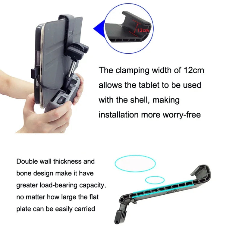 حامل تمديد لجهاز تحكم عن بعد لوحي لـ DJI Mavic 3 / Air 2 / Air 2S / Mini 2، الأنماط: صغير، كبير، كبير + لكابل Apple، كبير + لكابل Type-c، كبير + لكابل Micro