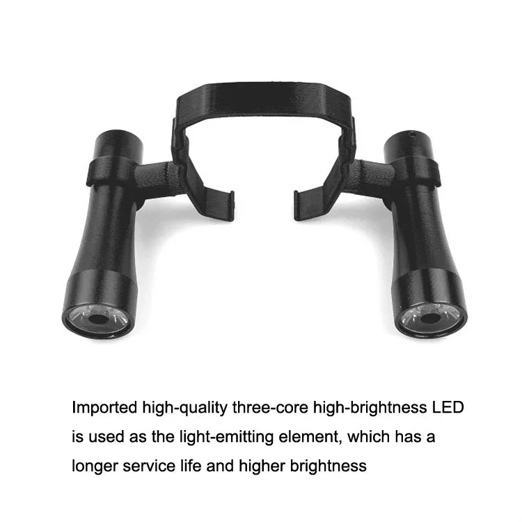 ضوء تعبئة LED للطائرات بدون طيار مع ضوء رؤية أمامي وضوء ليلي وكشاف لـ DJI Mavic Pro