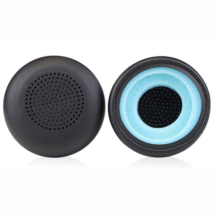 2 قطع أغطية سماعة رأس لسماعة Jabra Evolve 75 75+ / 75 UC / 75MS، النمط: بدون إبزيم، مع إبزيم