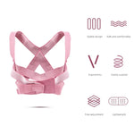 Invisible Back Anti-hunchback Posture Correction Belt, Size:, L