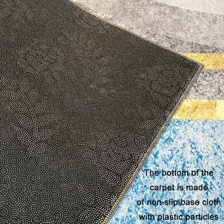 Modern Abstract Geometric Living Room Rug Coffee Table Cushion, 80x120cm, 80x160cm