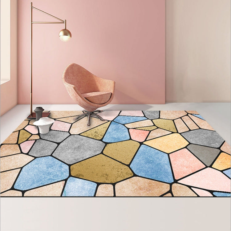 Modern Abstract Geometric Living Room Rug Coffee Table Cushion, 80x200cm, 120x160cm