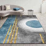 Modern Abstract Geometric Living Room Rug Coffee Table Cushion, 80x200cm, 120x160cm