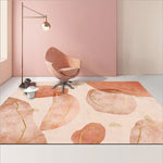 Modern Abstract Geometric Living Room Rug Coffee Table Cushion, 140x200cm