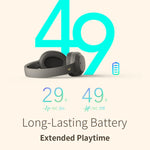 سماعة رأس رياضية لاسلكية بلوتوث مع إلغاء الضوضاء Edifier W820NB، W820NB أبيض، W820NB رمادي