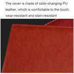 WZJZ0101 PU Leather Thickened Notebook, A5, B5
