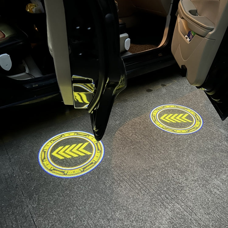 LED Infrared Induction Car Door Welcome Light Night Projection Ambient Light, Energy Circle (Blue), Energy Circle (White), Energy Circle (Yellow), Cat Claw (Yellow), Radish (Yellow), Drink (Yellow), Drink (Purple), Honor (Yellow), Honor (Purple)       ...