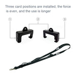 حبل تعليق جهاز تحكم عن بعد CQT مع خطاف لـ DJI Mavic Air 2/2S/Mini 2 /Mini 3 Pro، الأنماط: حبل رفيع، حبل عريض، مشبك فقط