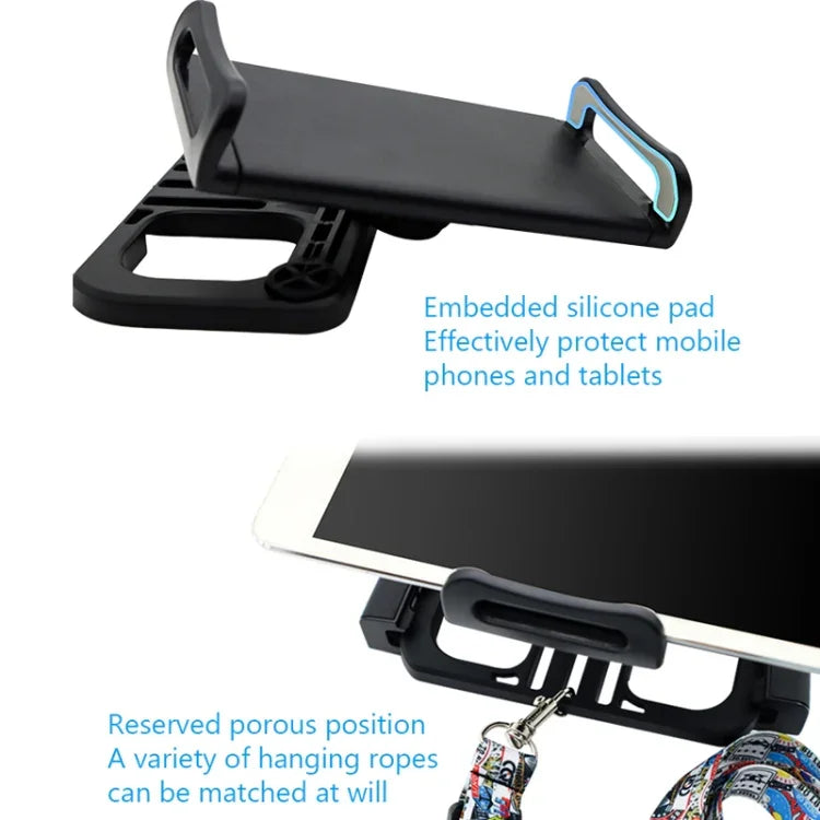 Drone Remote Controller Holder Tablet Extended Bracket Clip, With Lanyard & 8 Pin Line, With Lanyard & Type-C Line, With Lanyard & Micro USB Line, With Lanyard, Only Bracket
