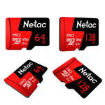 بطاقة ذاكرة هاتف محمول لكاميرا مراقبة ومسجل قيادة Netac، 32GB، 64GB، 128GB، 256GB