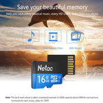 بطاقة ذاكرة هاتف محمول لكاميرا مراقبة ومسجل قيادة Netac، 32GB، 64GB، 128GB، 256GB