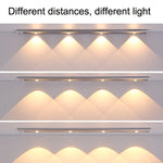 شريط ضوء ذكي LED رفيع جدًا بمستشعر حركة جسم الإنسان، الطول:، 30 سم، 40 سم