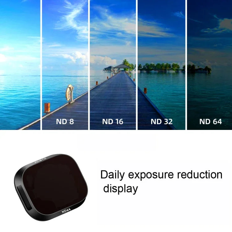 ملحقات فلاتر قابلة للتعديل من سبائك الألمنيوم RCSTQ لـ DJI Mini 3 Pro، الأنماط: UV+CPL+ND8+ND16+ND32+ND64 6 في 1، CPL، ND8، ND16، ND32، ND64، طقم 4 في 1، طقم 6 في 1