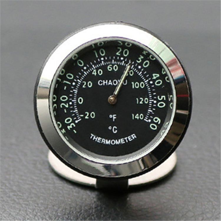 Night Light Car Thermometer Metal Ornaments, Black Thermometer