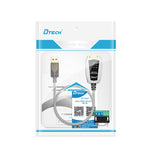 محول صناعي DTECH DT-5019 من USB إلى RS485/422، محول خط اتصال تسلسلي، DT-5019 بطول 1.2 متر