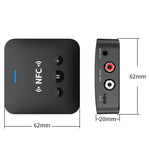 جهاز استقبال ومرسل Bluetooth NFC AFK-A10 لمكبر صوت السيارة AUX