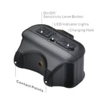 Pet Collar Trainer Rechargeable Automatic Bark Stop, Automatic Bark Stop Black, Automatic Bark Stop Black White Spots