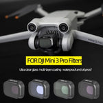 فلاتر JUNESTAR لطائرة DJI Mini 3 Pro، الموديل: MCUV JSR-1663-01، CPL JSR-1663-02، ND8 JSR-1663-03، ND16 JSR-1663-04، ND32 JSR-1663-05، ND64 JSR-1663-06، ND256 JSR-1663-07، ND1000 JSR-1663-08، ND8PL JSR-1663-09، ND16PL JSR-1663-10، ND32PL JSR-1663-11
