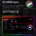 شريط إضاءة هيكل ARGB شريط LED سيليكوني زخرفي للكمبيوتر، Y360 دائري
