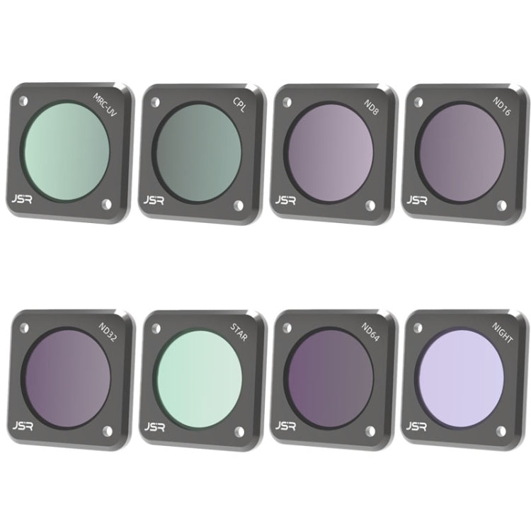 JUNESTAR Action Camera Filters For DJI Action 2,Style:, CPL, ND4, ND8, ND16, ND32, ND64, ND1000, ND8PL, Macro 10X, Night, Star, CS-3IN1, CS-4in1, CS-4in1 (NDPL), CS-6IN1, CS-8in1
