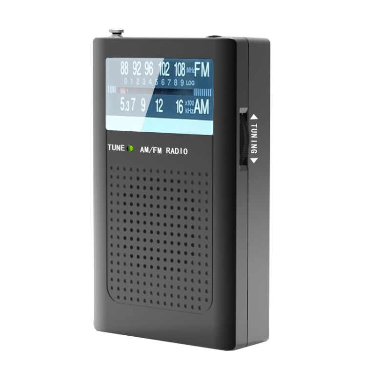 راديو ضبط تردد FM/AM صغير R06 مع هوائي، راديو جيب عتيق، R06