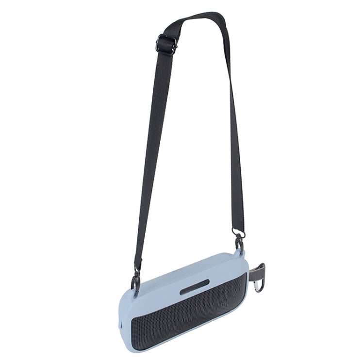 غطاء حماية سيليكون لمكبر صوت Bose Soundlink Flex، الطراز 2 أسود، الطراز 2 رمادي فضي، الطراز 2 أزرق غامق، الطراز 2 أزرق حجري