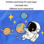 Cute Cartoon High Elastic Children PU Waterproof Swimming Cap