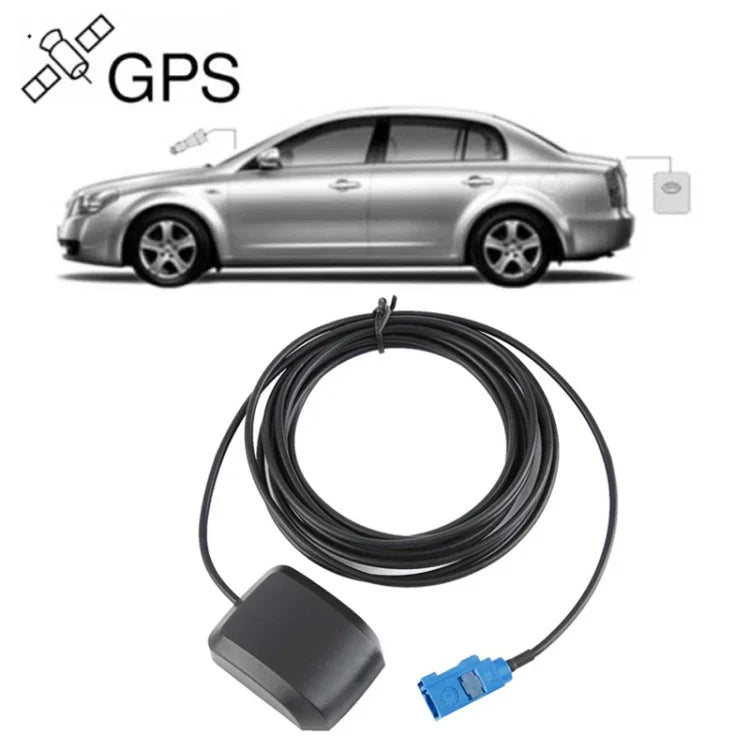 مضخم هوائي GPS للأقمار الصناعية DVD ملاحة السيارة GPS-01، واجهة SMA/FAKRA-C، قاعدة مغناطيسية