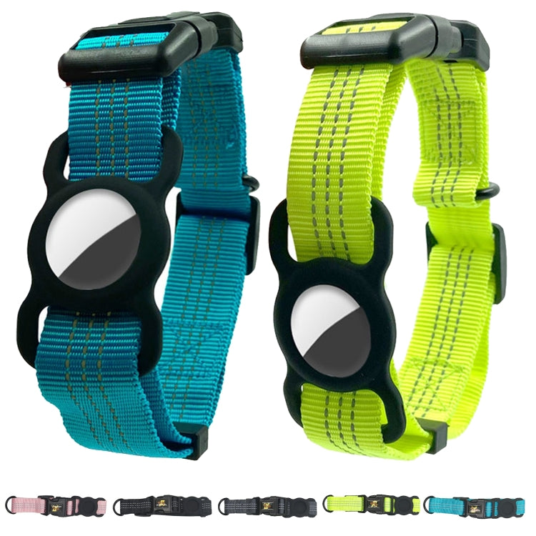 طوق GPS للحيوانات الأليفة من بوليستر PUGGA GG1002 مع واقي طوق للكلاب، M، L