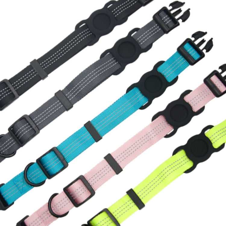 طوق GPS للحيوانات الأليفة من بوليستر PUGGA GG1002 مع واقي طوق للكلاب، M، L