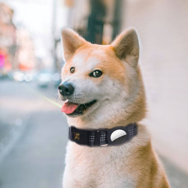 PUGGA GG1002 Polyester Pet Collars Dog GPS Device Protector Collar, M, L