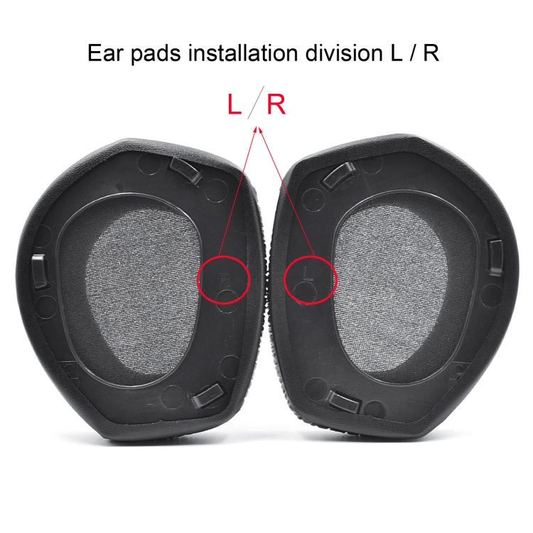 2 قطع وسادات أذن لسماعة Sennheiser HDR RS165 RS175 RS185 RS195، النمط: وسادة أذن جلد الضفدع، وسادة أذن قماش مخمل، وسادة أذن جلد البروتين، وسادة أذن جلد الحمل، وسادة أذن شبكة كرة القدم