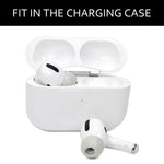 2 قطع أغطية أذن رغوة الذاكرة لسماعات TWS Airpods Pro، الحجم: كبير أسود، متوسط أسود، صغير أسود، كبير رمادي، متوسط رمادي، صغير رمادي