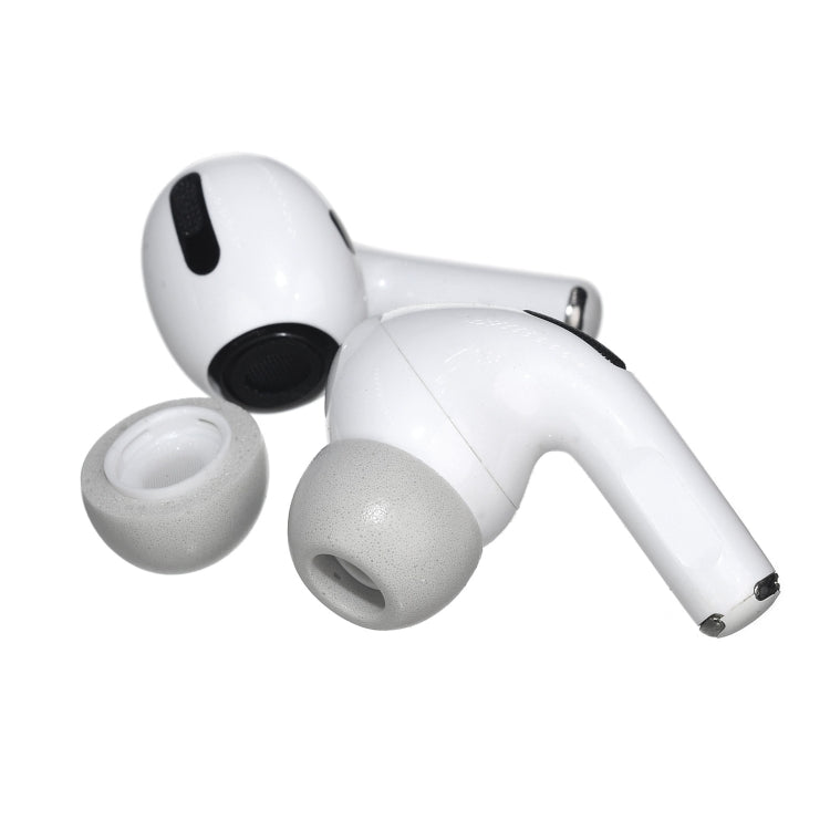 2 قطع أغطية أذن رغوة الذاكرة لسماعات TWS Airpods Pro، الحجم: كبير أسود، متوسط أسود، صغير أسود، كبير رمادي، متوسط رمادي، صغير رمادي