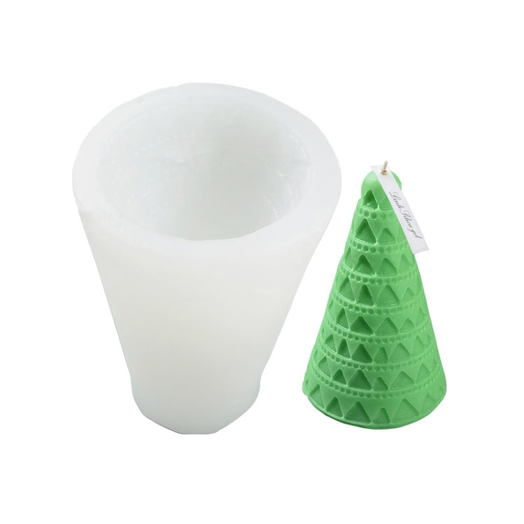 DIY Christmas Candle Aromatherapy Gypsum Silicone Mold, Shape:, Santa, Simple Christmas Tree, Triangular Christmas Tree, Christmas Gift, Single Stereo, Snow House 3, Single Christmas Cylinder, Origami Christmas Tree, 8 Cone Contest Christmas Tree