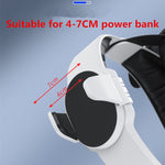 حزام رأس VQ2 Elite مع حامل بطارية لـ Meta Quest 2، حزام رأس VQ2