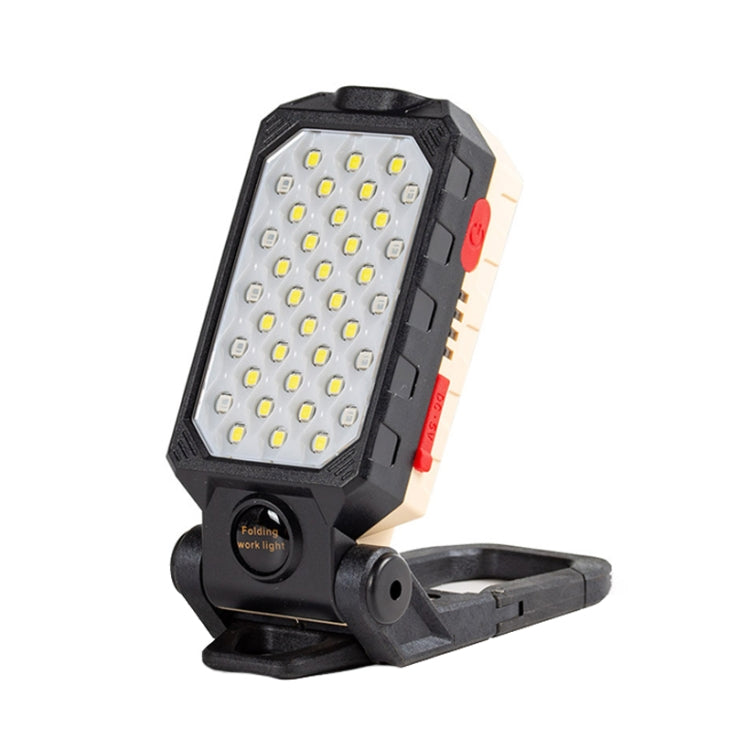 مصباح عمل COB مع شحن USB، مصباح طوارئ مع خطاف، المواصفات: W598A 8 ثقوب، W598B صغير، W599A 10 ثقوب، W599B كبير